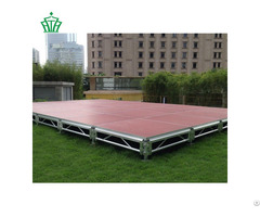 Adjustable Aluminum Event Stage With Modular Deck Panels