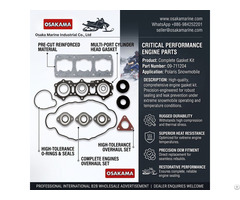 Complete Gasket Kit 09 711204 For Polaris Snowmobile