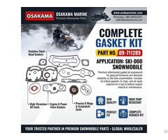 Complete Gasket Kit 09 711289 For Ski Doo Snowmobile