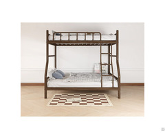 Wood Grain Stainless Steel Bunk Bed