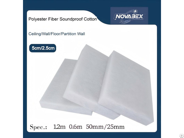 Eco Friendly Polyester Fiber Sound Insulation Cotton