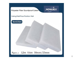 Eco Friendly Polyester Fiber Sound Insulation Cotton