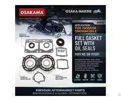 Full Gasket Set With Oil Seals 09 711201 For Yamaha Snowmobile