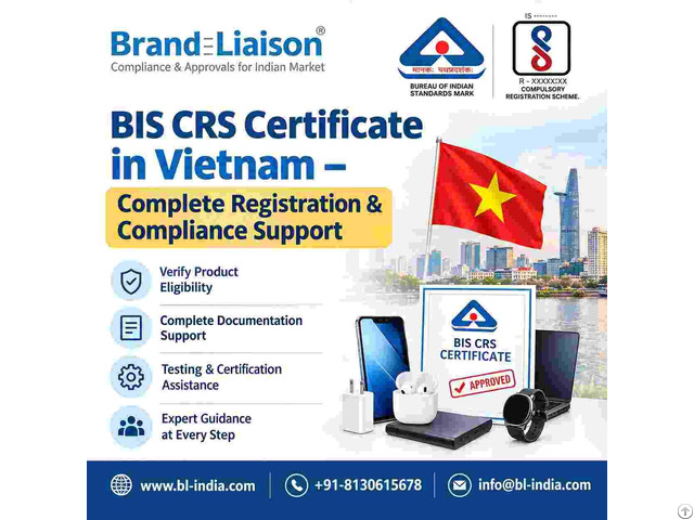 Bis Crs Certificate In Vietnam Complete Registration And Compliance Support