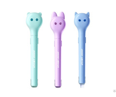 Refillable Pen Shape Correction Tape With 3d Cute Animal Design