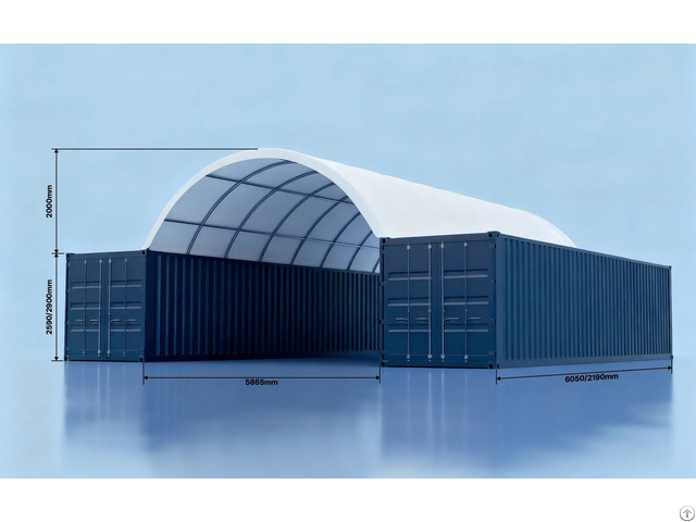 Ts606 Heavy Duty 20ft Container Dome Shelter