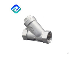 800psi 4 Inch Ss Natural Gas Y Strainer Thread End Npt