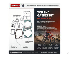 Top End Gasket Kit 35 7323 For Beta Motorcycles
