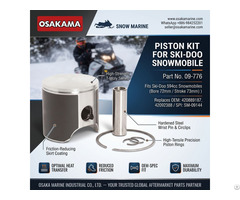 Piston Kit 09 776 For Ski Doo Snowmobiles