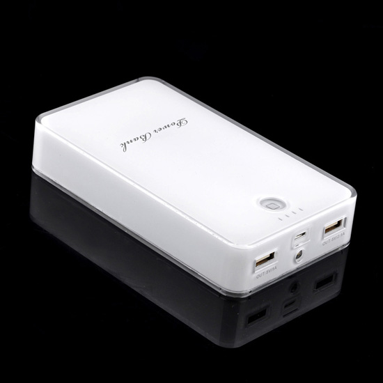 14000mah Crystal Power Bank With Dual Usb Outputs