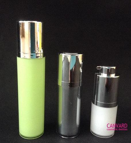 15ml 30ml 50ml Screw Up Aluminium Airless Bottle Serum Cosmetic Supplier