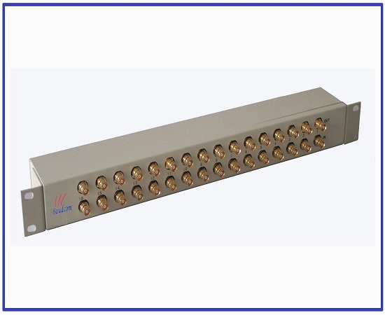 16 E1 Balun Panel With 1 6 5 Coaxial Connector