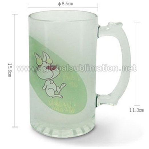 16oz Beer Glass Mug Frosted _sublimation Mugs Blank