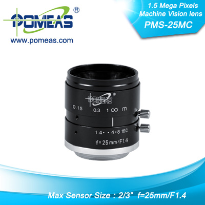 2 3inch 1 5mp Fl25mm Machine Vision Lens