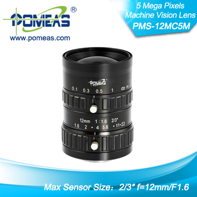 2 3inch 5mp Fl12mm Machine Vision Lens