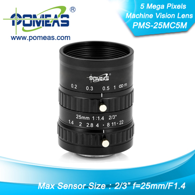 2 3inch 5mp Fl25mm Machine Vision Lens