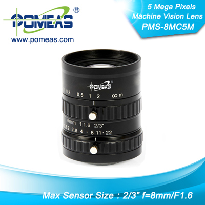 2 3inch 5mp Fl8mm Machine Vision Lens