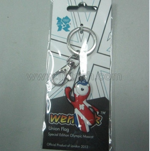 2012 London Olympic Souvenir Pvc Keychain