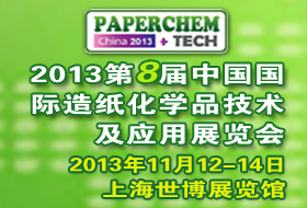 2013 8th International Exhibition On Paper Making Chemicals Technology And Application