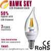 2014 New Product 360degrees Clear Led Filament Bulb