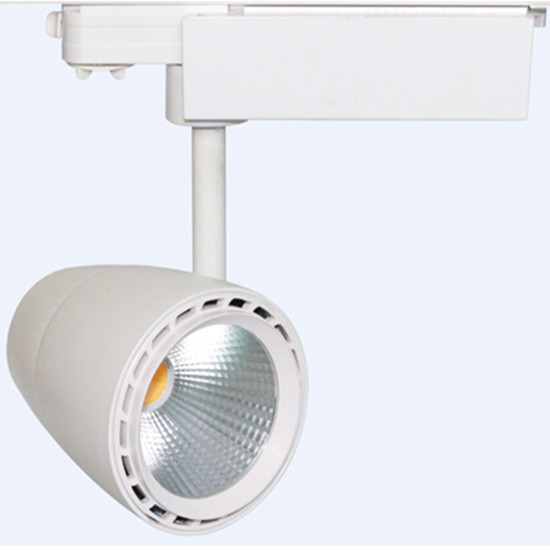 2015 Led Cob Track Light Spot 20w With White Black Silver Housing