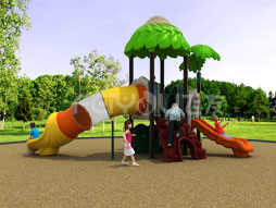 2016 New Design Of Large Outdoor Playground Plastic Slide Set For Kids Fy01601