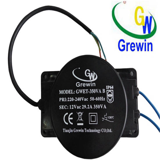 220v 12v 350va Waterproof Lighting Toroidal Transformer For Swimming Pool