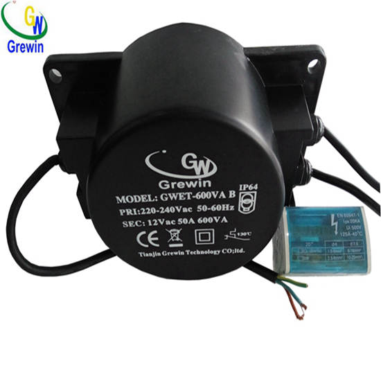 220v 12v 600va Outdoor Ring Transformer For Pond Lighting