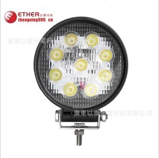 27w Round Led Work Light E Wl 00023r