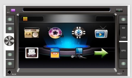 2din Car Dvd Player Ksd6502 With Or Without Gps