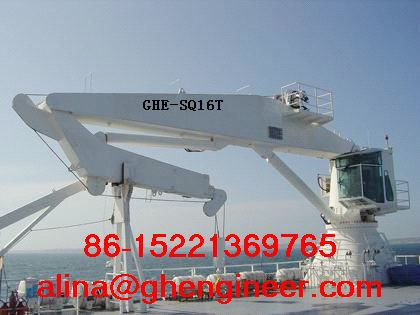 30 To 300kn M Knuckle Boom Marine Crane