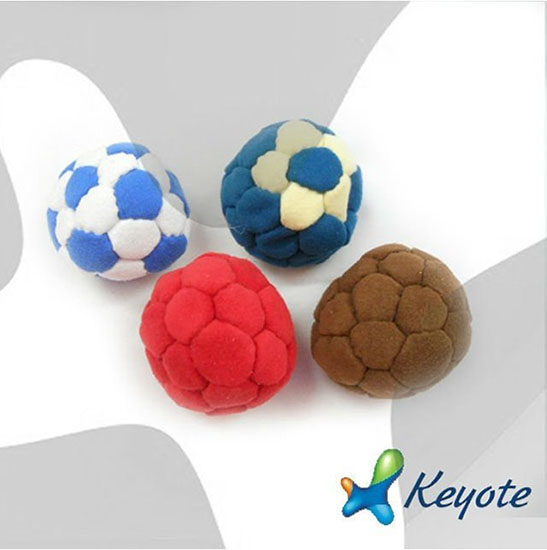 32 Panel Suded Nap Footbag Juggling Ball