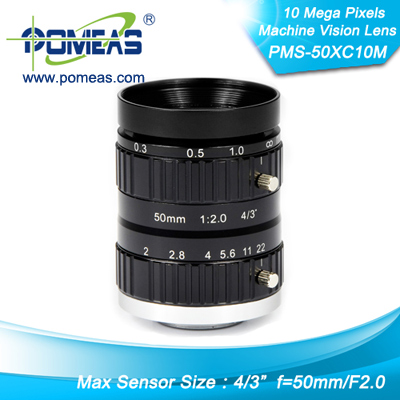 4 3inch 10mp Fl50mm Machine Vision Lens