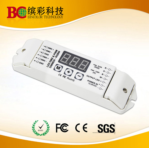 4 Channels Rgbw Led Dmx512 To Pwm Power Decoder