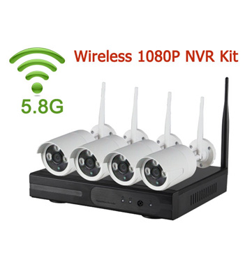 4ch 1080p 5 8g Wifi Nvr Kit