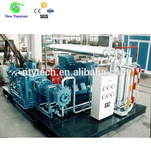 6000nm3 H Displacement Piston Gas Booster Compressor For Station