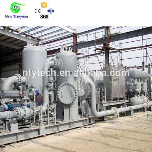 8500nm3 H Displacement 0 8mpa Suction Puressure Ethane Gas Booster Compressor