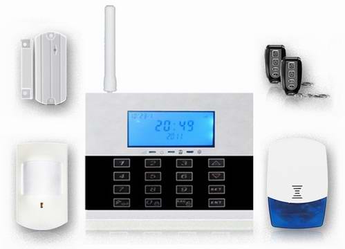 868mhz Touch Keypad Dual Network Pstn Gsm Alarm System Fs Am231