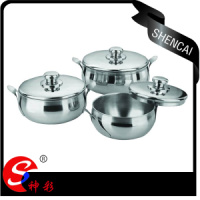 8pcs Stainless Steel Casserole Set