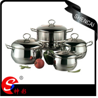 8pcs Stainless Steel Cookware Sets Multifunctional Good Kitchen Ware