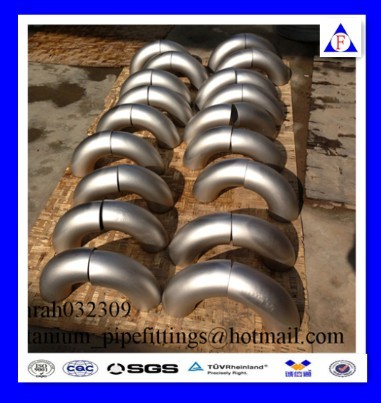 90degree Gr2 Gr12 Asme B16 9 Seamless Titanium Pipe Fittings Elbow Manufacturer