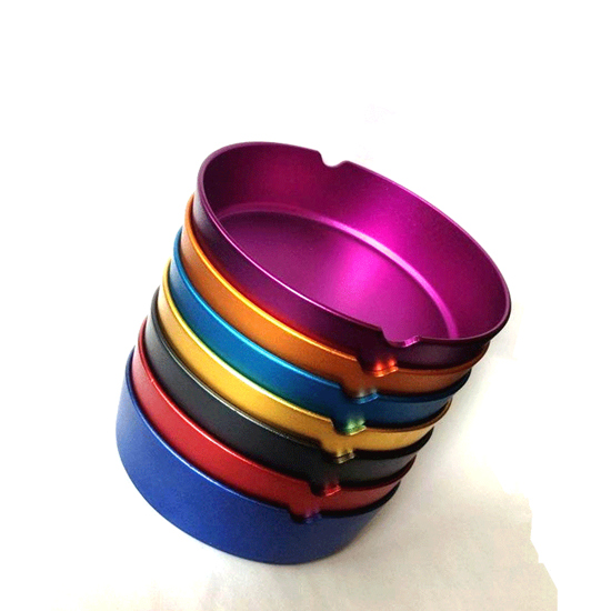 Aluminum Alloy Ashtray In Stock Multi Color Anodized