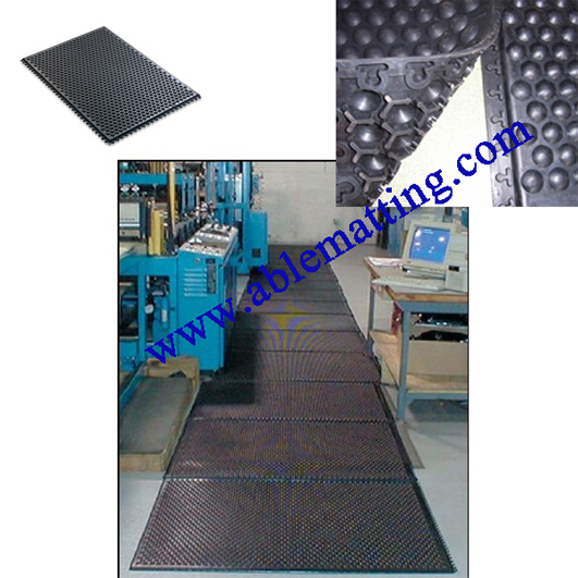 Anti Fatigue Floor Mat Bubble Pattern Interlocking