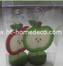 Art No 16 4059 Apple Shape Felt Namecard Holder