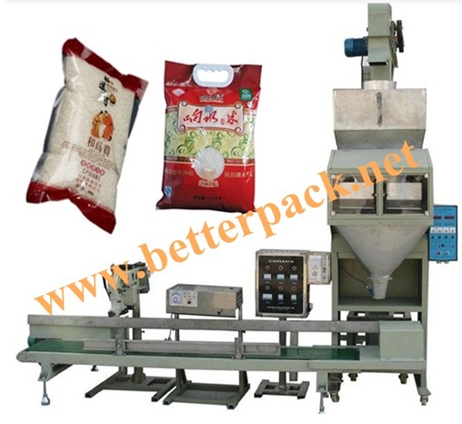 Automatic Rice Bagging Machine Weighing Filling Sealing