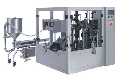 Bag Sending And Chili Sauce Filling Machine