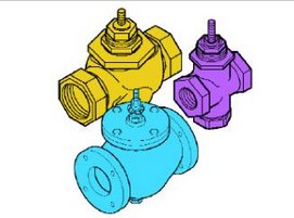 Barber Colman Three Way Valve Bodies