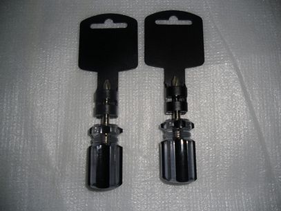 Black Acetate Phillips Stubby Screwdriver