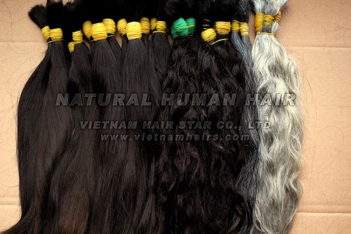 Black Color Natural Remy Human Hair