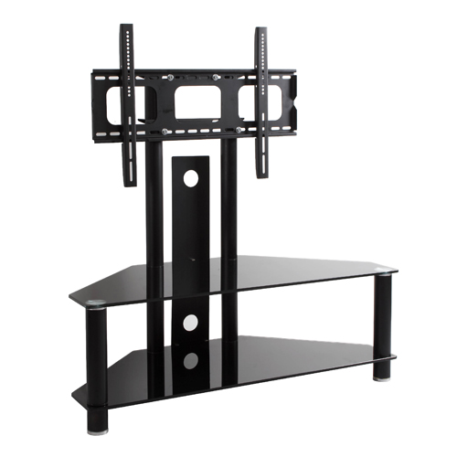 Black Glass Plasma Lcd Tv Stand